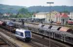 761 007 (92 54 2761 007-4 CZ-MT) als Rangierfahrt in Schwandorf am 09.06.2013