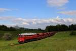 T679.1600 mit den Sv 11796 Křižany - Jestřebí unterwegs bei Bohatice, 30.05.2021