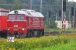 Taigatrommel 781 578-0 auf Bahnhof Cheb am 31-7-2005. 