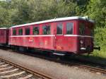 ČSD M131.1238 (Baujahr: 1950 Tatra)in Bahnhof Luzná u Rakovníka am 18.6.