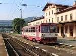 810 600-7 zu sehen am 24.08.19 in Ústí nad Labem-Střekov.