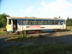 810 653-6 im Bahnhof Moldava, gerade angekommen aus Most, 27.07.08