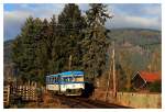 810 425-9 kam mit den Os 27005 in Hroznětín durch nach Karlovy Vary 30.12.2013 