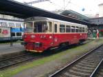 KŽC Doprava M152 0517 (BR 810 501) als S34 Richtung Čakovice in Praha Masarykovo am 10.10.2014.