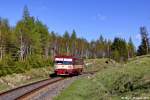 810 482-0 mit den MOs 6532 kurz vor den Bf Kovářská 10.05.2015