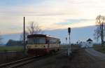 810 369-9 mit Os 17551 bei Bezděkov u Klatov am 07.02.16.