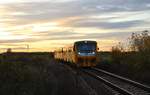 814 139-2 zu sehen am 17.10.19 in Jeneč.