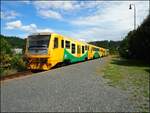 CD 914 102-9 am 7.8.2021 am Bahnhof Městečko u Křivoklátu.