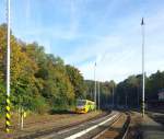 Triebzug der 814-192-1 in Trutnov am 09.10.2012     