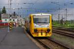 Moderne Bahn in Cheb - 

CD 814 004 bei der Einfahrt in Cheb (Eger)
21 Mai 2011