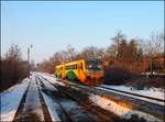 CD 814 123-6 kommt nach Bahnhof Kladno Ostrovec am 23.1.