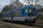 842 024-2  ausfahrend aus Pisek Mesto Richtung Tabor.05.11.2021 08;38 Uhr.