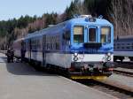 842 007-7 hat als Os7544 den Bahnhof Bayerisch-Eisenstein erreicht; 120328