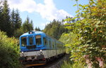 842 008-5 CD bei Bayerisch Eisenstein am 17.08.2016.