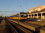 Der 628 302 als Os nach Bratislava am 29.06.2019 bei der Ausfahrt aus Komárno.