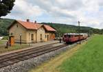 801 009 mit Beiwagen und 831 105 zusehen am 18.07.20 in Zubrnice.