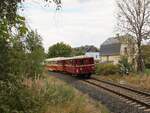 Zum Tag der Eisenbahn am 12.09.26, fuhr M 131. 1487 und M 240 0100 als Os 10889 von A� nach Cheb. Hier zu sehen bei A�. Gru� zur�ck! 