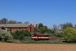 810 220 mit den Os 8515 Lomnice nad Popelkou - Mělník in Mšeno, 22.04.2019