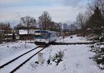 810 666 als Os 17221 zu sehen am 28.02.20 in Hranice v Čechách.