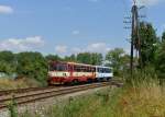 810 430 als Os nach Domazlice am 24.08.2013 bei Janovice nad Uhlavou.