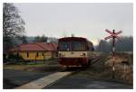 810 548-8 mit den Os 27004 nach Merklin unterwegs kurz vor den Hp Sadov-Podlesi 03.01.2014