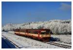 810 560-3 mit Beiwagen u. 810 538-9 unterwegs nach Most Os 26803 25.01.2014