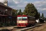 Nebenbahn Idylle pur im Bahnhof Kutna Hora Mesto.