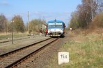 810 425-9 zu sehen am 10.04.16 in Hranice v Čechách. 