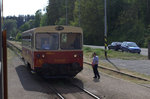 Eine  Brotbüchse  einer Privatbahn in Bela pod  Bezdezem.