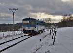 810 666 als Os 17220 zu sehen am 28.02.20 in Podhradí u Aše.