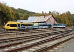 848 026 und 810 413-7 zu sehen am 15.10.26 in Lipov� L�zně.