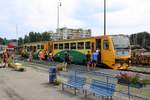 CD 814 062-6 als 14218 nach Otrokovice am 20.Juli 2019 im Bahnhof Vicovice.