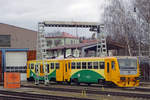 CD 814 095 steht am trüben 23 Februar 2020 ins Bw von Havlickuv Brod.