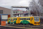 CD 814 095 steht am trüben 23 Februar 2020 ins Bw von Havlickuv Brod.