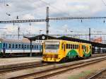 Der 814 125 am 20.06.2011 im Pilsener Hbf.