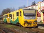 814/914 005  regionova  steht am 16. November 2011 als Os nach Cheb im Bahnhof As mesto.