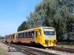 Reihe 814/914 Regionova in Vysoké Mýto. (17.9.2014)