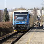 841 001-1 läuft in Světlá nad Sázavou  mesto (deutsch Swietla ob der Sasau)  aus Zruč nad Sázavou (dt.