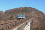 Die 842 030 als SP 1989 von Karlsbad nach Plzen kurz vor Sokolov.