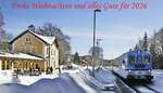 wünsche ich Euch mit diesem Bild vom Bahnhof Spicak (Spitzberg) im Böhmerwald (16.02.2019)