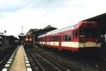 843 006-8 mit R 896 Liberec-sti nad Labem Hlavni auf Bahnhof Liberec am 20-7-2005.