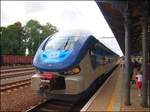 CD 844 015-8 RegioShark in HBf. Mariánské Lázně am 25.8. 2017.