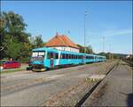 Arriva 845 315-1 in Bahnhof Rakovnik am 21.9.2025.