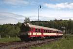 Steuerwagen 80-29 211 + 854 225 als MOs26005 am 08.05.2011 bei Einf.