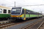 TW der Baureihe 628, hier mit dem Steuerwgen voran, 928 304-4 in Žatec .