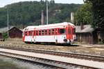 CSD M286.0001 (CD 850 001-9) am 18.August 2018 im Bahnhof Zastavka u Brna.