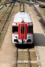 CSD M286.0001 (CD 850 001-9) am 18.August 2018 im Bahnhof Zastavka u Brna.