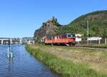  121 041-8 und 121 077-2 (IDS) zu sehen am 25.05.26 in �st� nad Labem-Střekov.