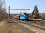 122 027-6 mit Mischer zu sehen am 20.03.22 in Želenice nad Bílinou.