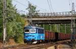 Zabori nad Labem am 21.8.2011:   CD Cargo 122011 mit einem Leerzug Richtung Kolin.